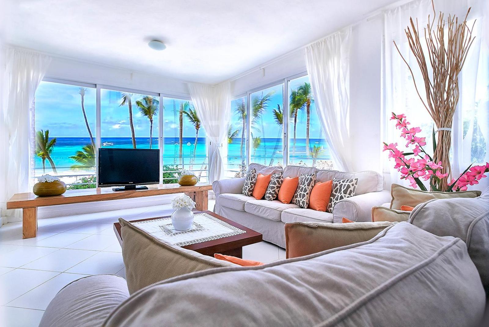 Prime Ocean View Punta Cana Apartments - 3-Bedroom Getaway With Private Terrace On Bavaro Beach Exteriér fotografie