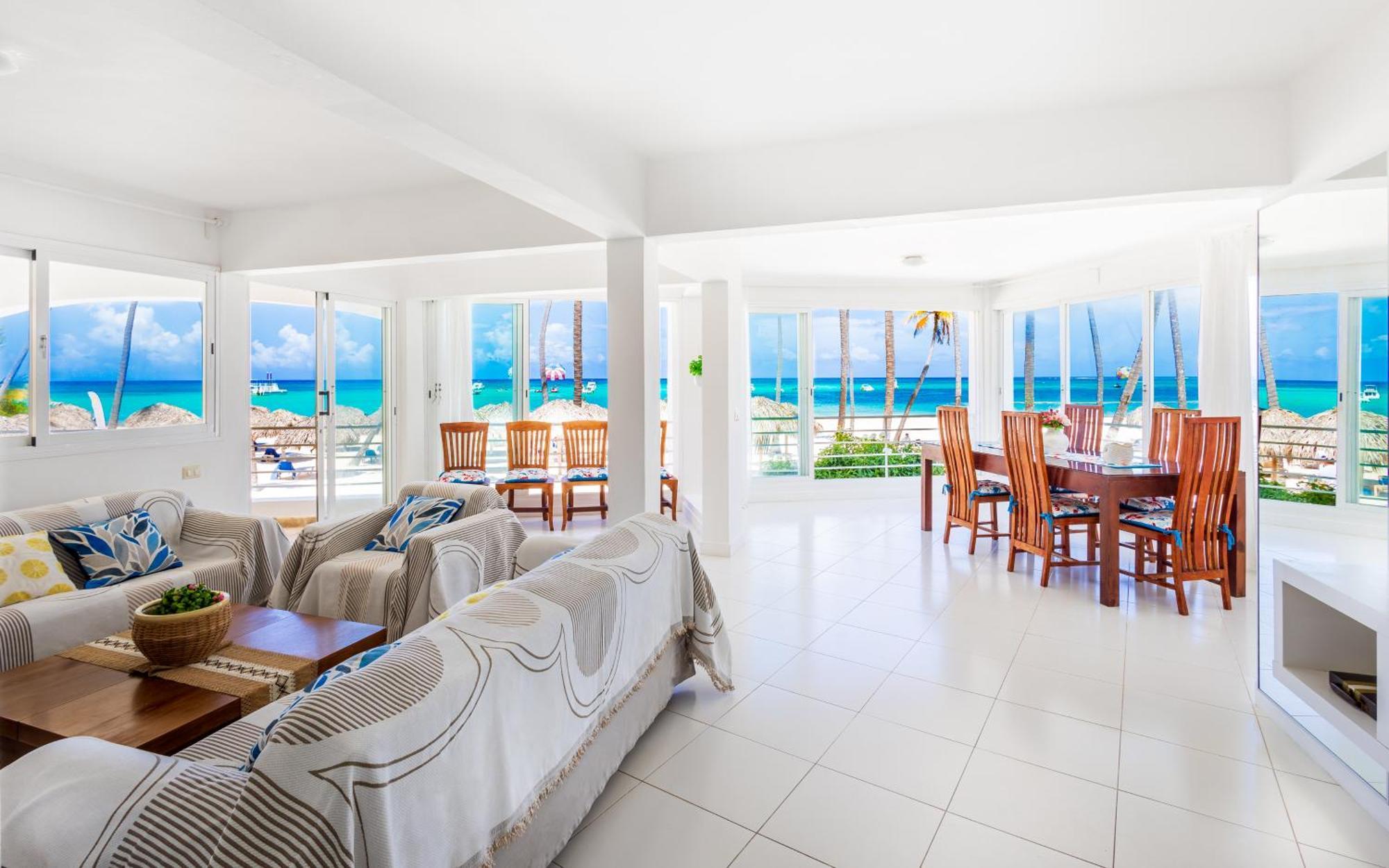 Prime Ocean View Punta Cana Apartments - 3-Bedroom Getaway With Private Terrace On Bavaro Beach Exteriér fotografie